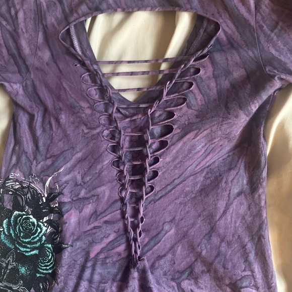 RARE Sinful Affliction Top Size Small NWOT - Picture 7 of 8